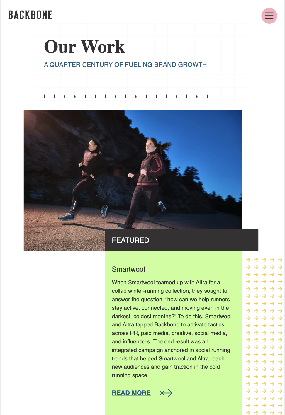 Backbone Media marketing work